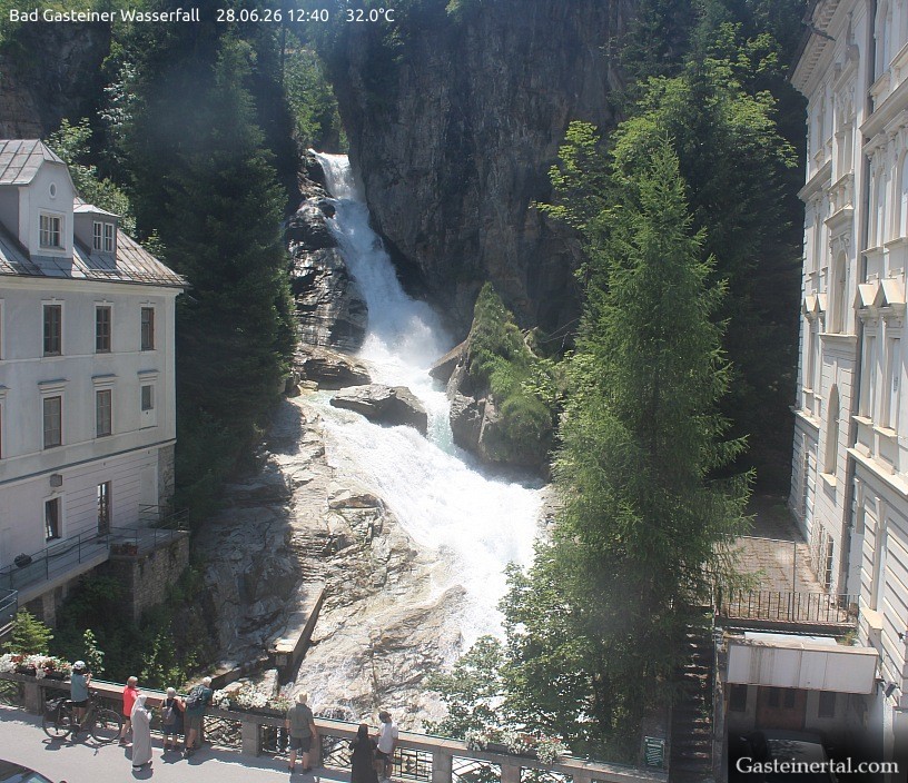 Archiv Foto Webcam Wasserfall in Bad Gastein