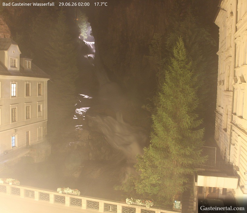 Archived image Webcam Waterfall in Bad Gastein