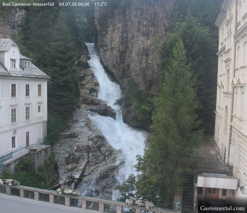 Archiv Foto Webcam Wasserfall in Bad Gastein
