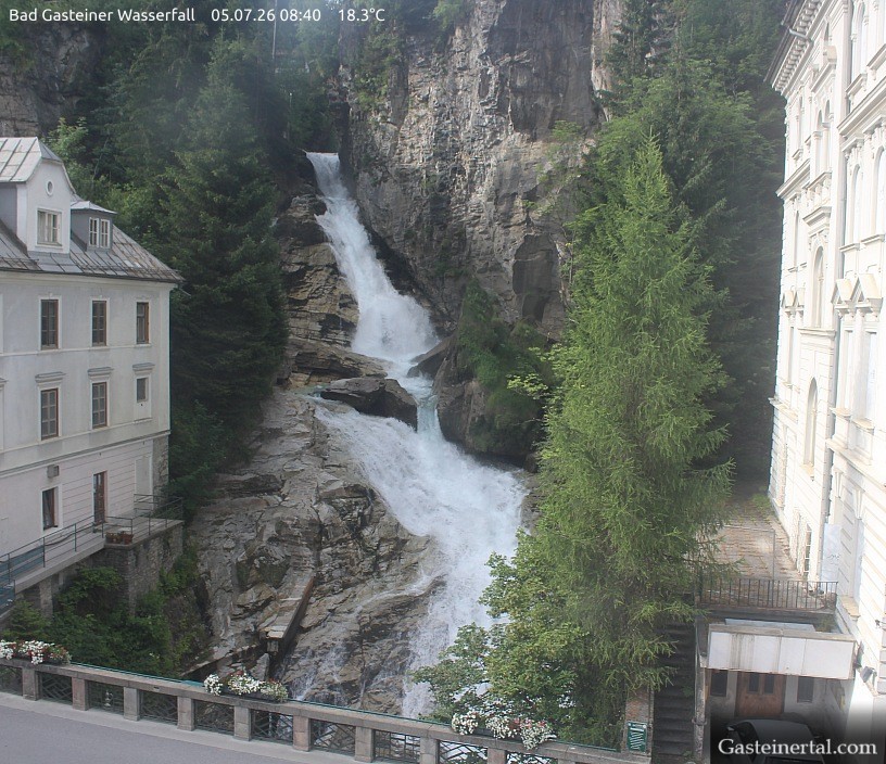 Archiv Foto Webcam Wasserfall in Bad Gastein
