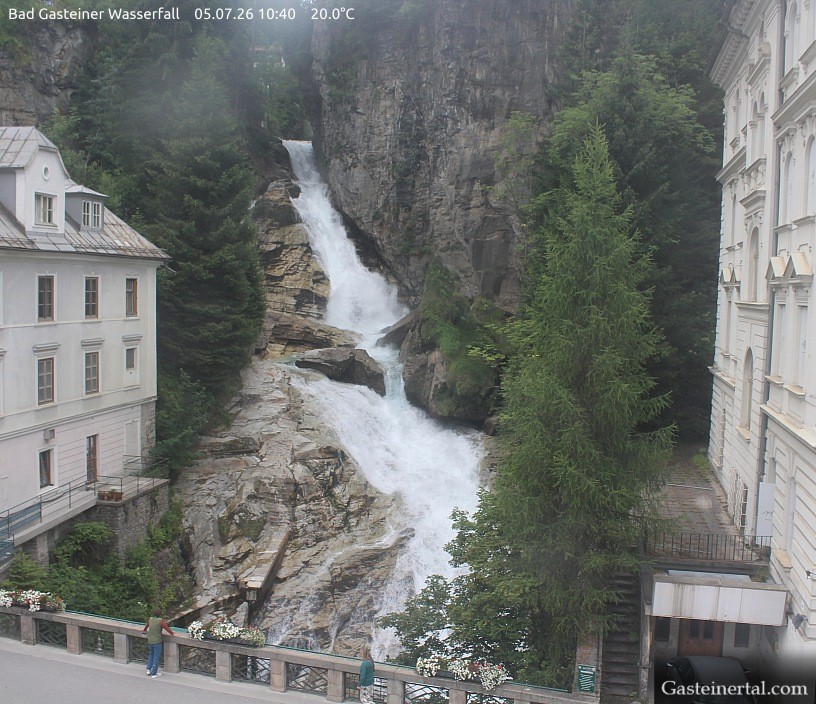 Archiv Foto Webcam Wasserfall in Bad Gastein