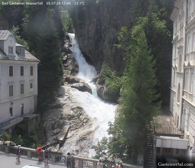Archiv Foto Webcam Wasserfall in Bad Gastein