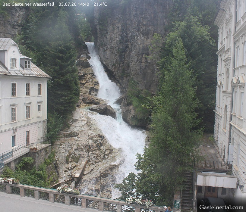 Archiv Foto Webcam Wasserfall in Bad Gastein