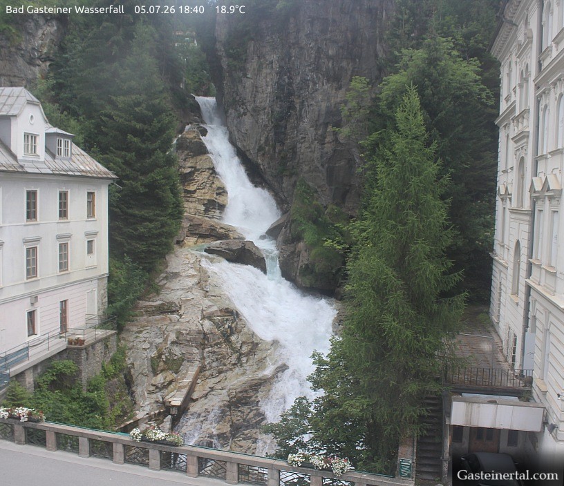 Archiv Foto Webcam Wasserfall in Bad Gastein