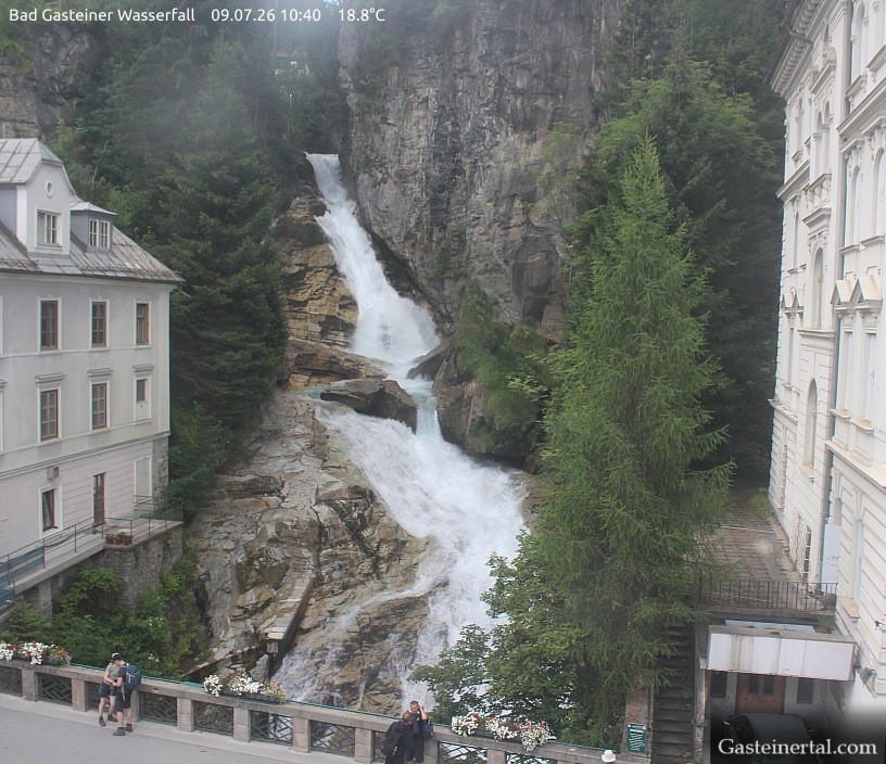 Archiv Foto Webcam Wasserfall in Bad Gastein