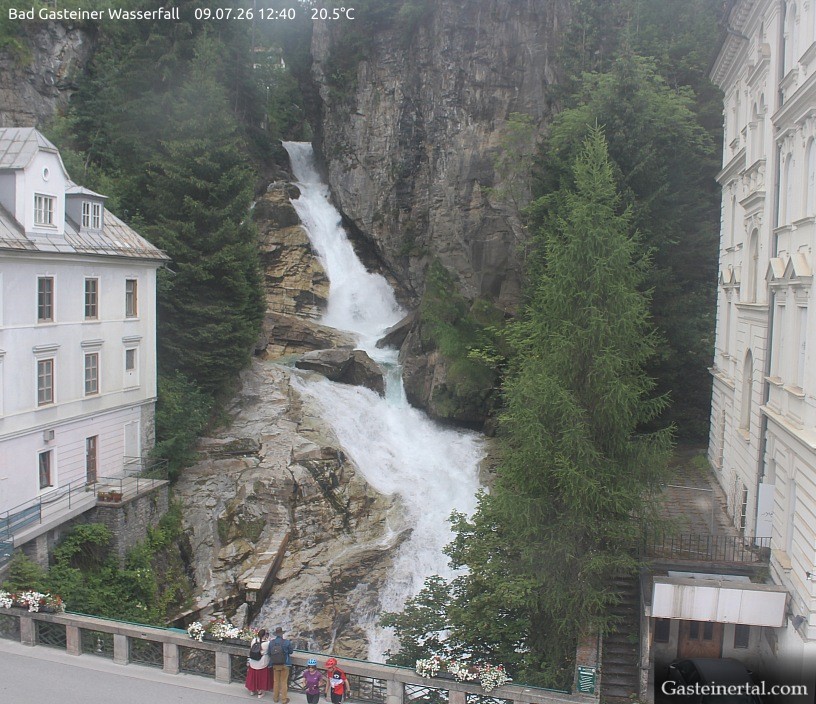 Archiv Foto Webcam Wasserfall in Bad Gastein