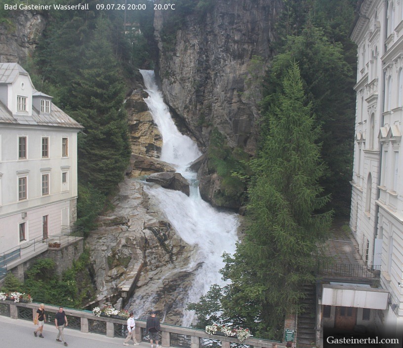 Archiv Foto Webcam Wasserfall in Bad Gastein