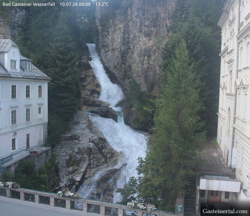 Archiv Foto Webcam Wasserfall in Bad Gastein