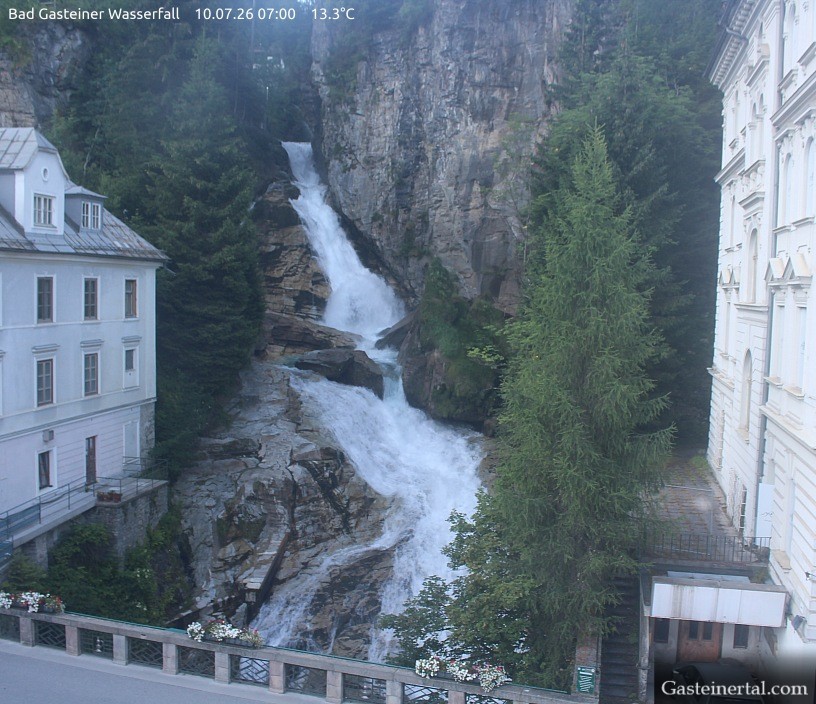 Archiv Foto Webcam Wasserfall in Bad Gastein