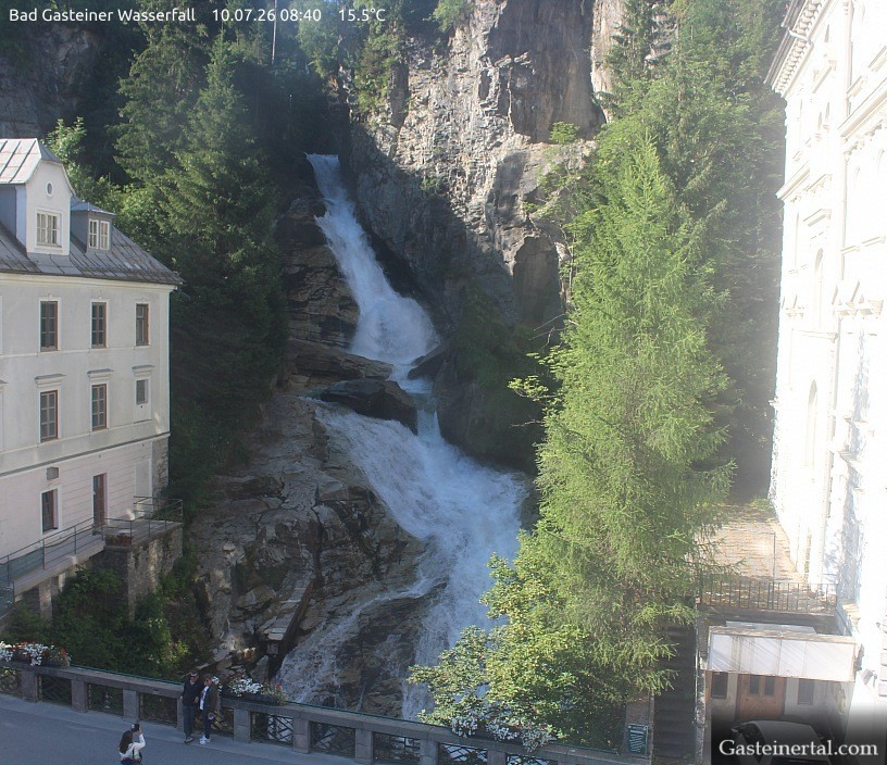 Archiv Foto Webcam Wasserfall in Bad Gastein