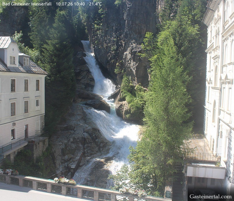 Archiv Foto Webcam Wasserfall in Bad Gastein