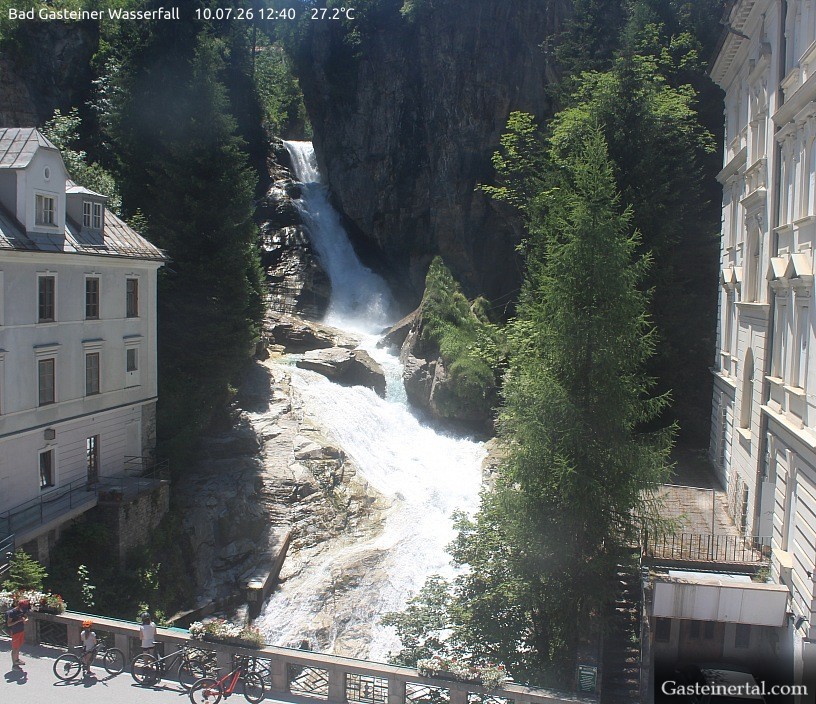 Archiv Foto Webcam Wasserfall in Bad Gastein