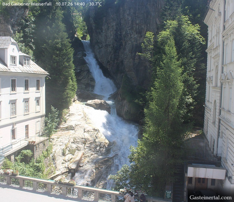 Archiv Foto Webcam Wasserfall in Bad Gastein