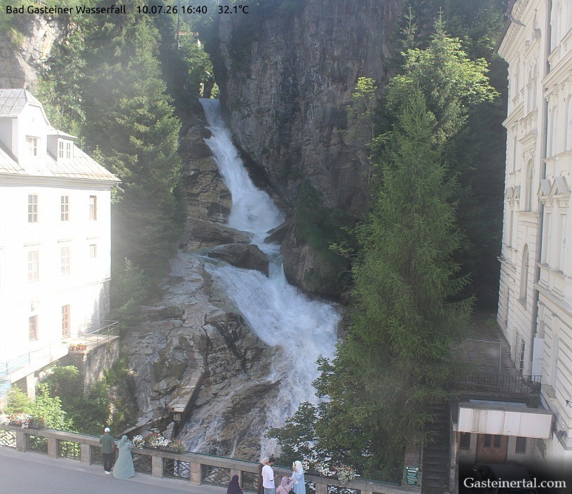 Archiv Foto Webcam Wasserfall in Bad Gastein