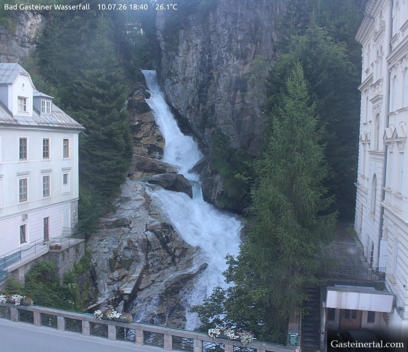 Archiv Foto Webcam Wasserfall in Bad Gastein
