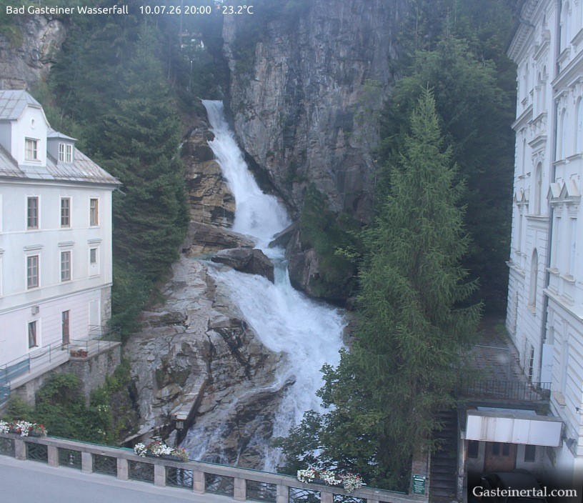 Archiv Foto Webcam Wasserfall in Bad Gastein