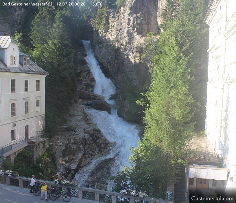 Archiv Foto Webcam Wasserfall in Bad Gastein