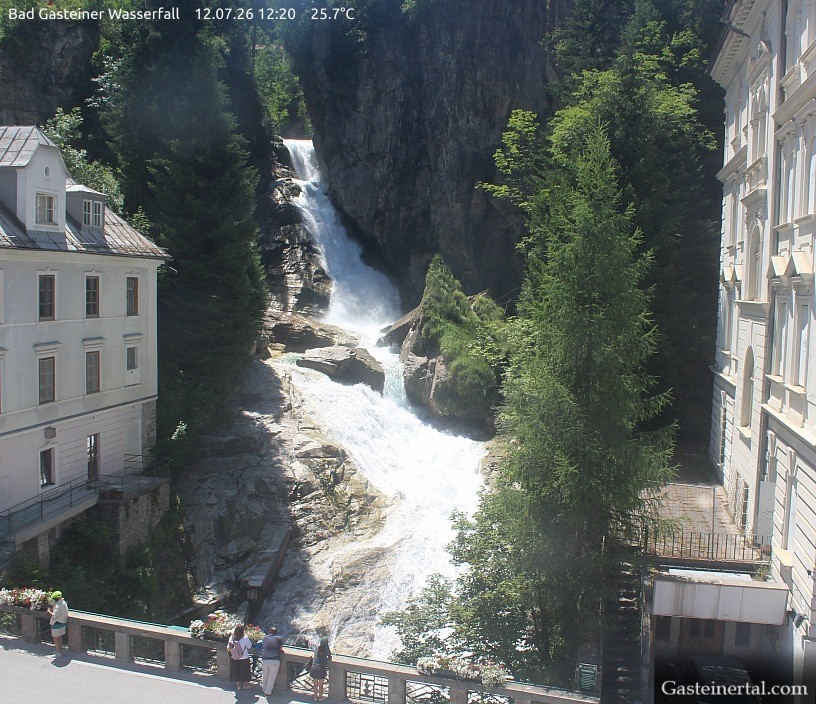 Archiv Foto Webcam Wasserfall in Bad Gastein