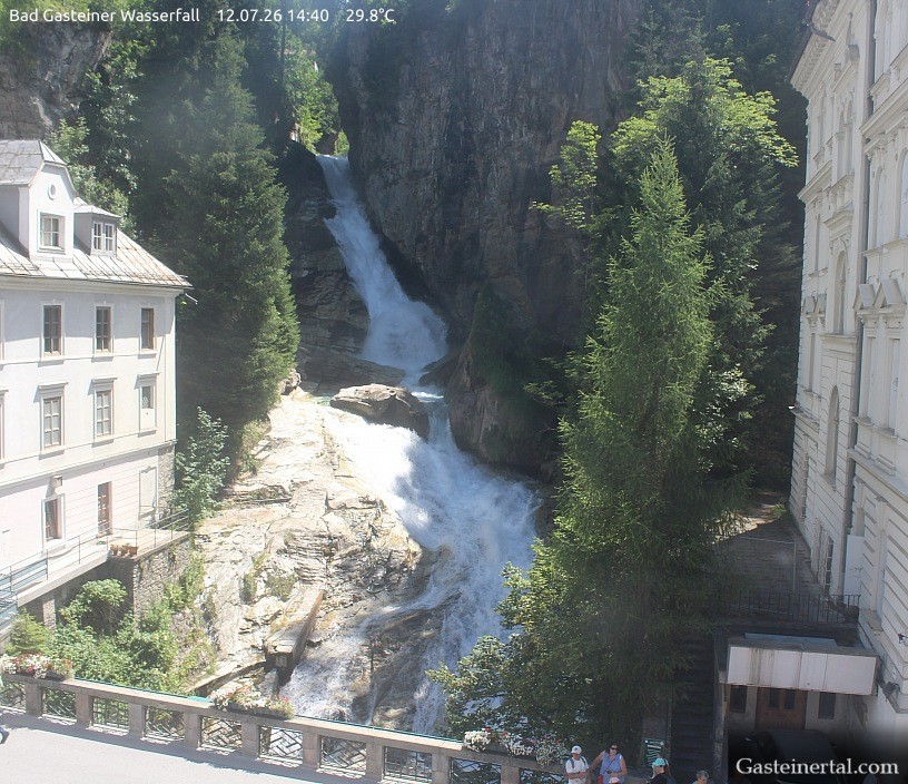 Archiv Foto Webcam Wasserfall in Bad Gastein