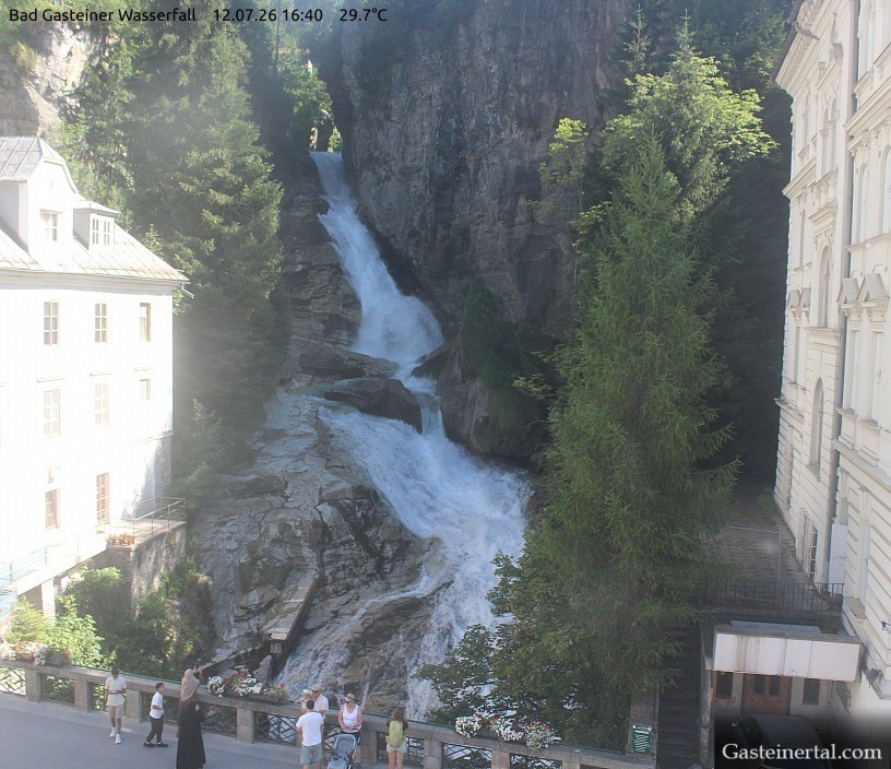 Archiv Foto Webcam Wasserfall in Bad Gastein