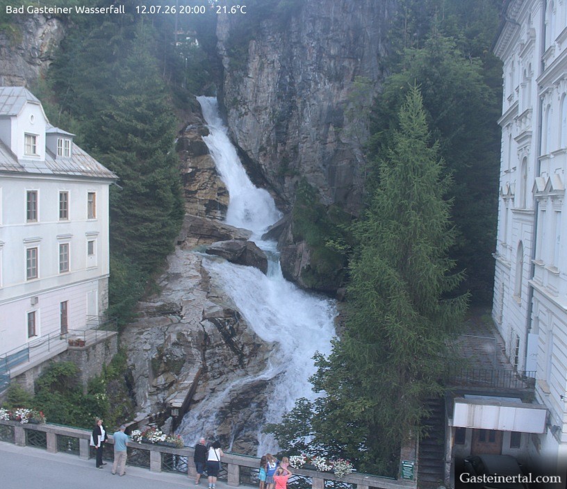 Archiv Foto Webcam Wasserfall in Bad Gastein