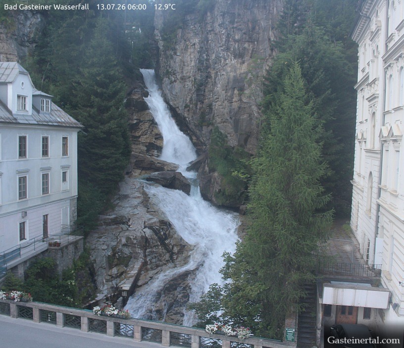 Archiv Foto Webcam Wasserfall in Bad Gastein