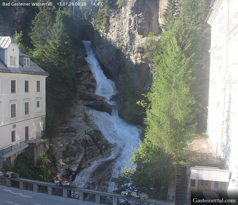 Archiv Foto Webcam Wasserfall in Bad Gastein