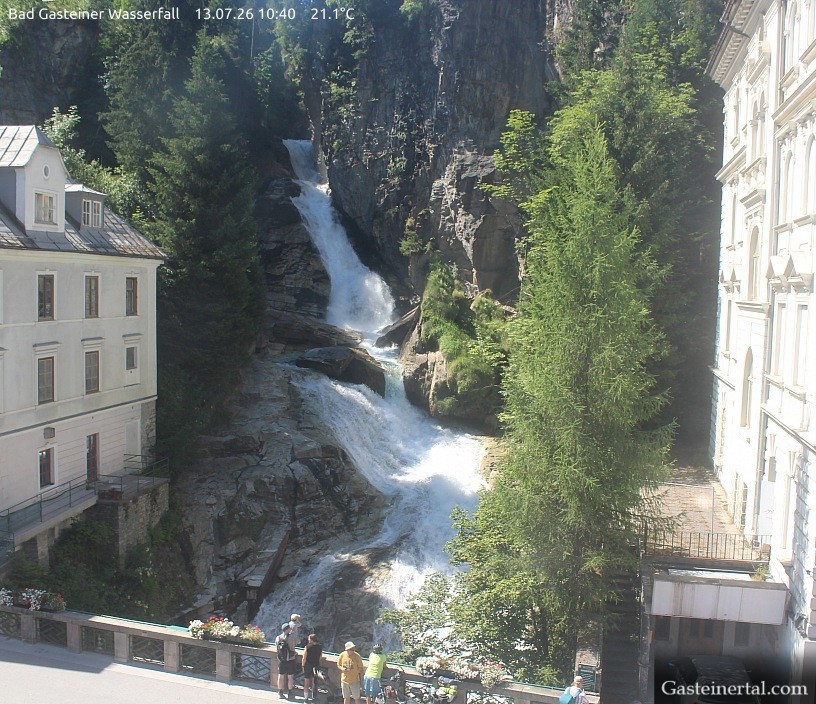 Archiv Foto Webcam Wasserfall in Bad Gastein
