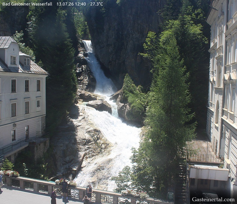 Archiv Foto Webcam Wasserfall in Bad Gastein