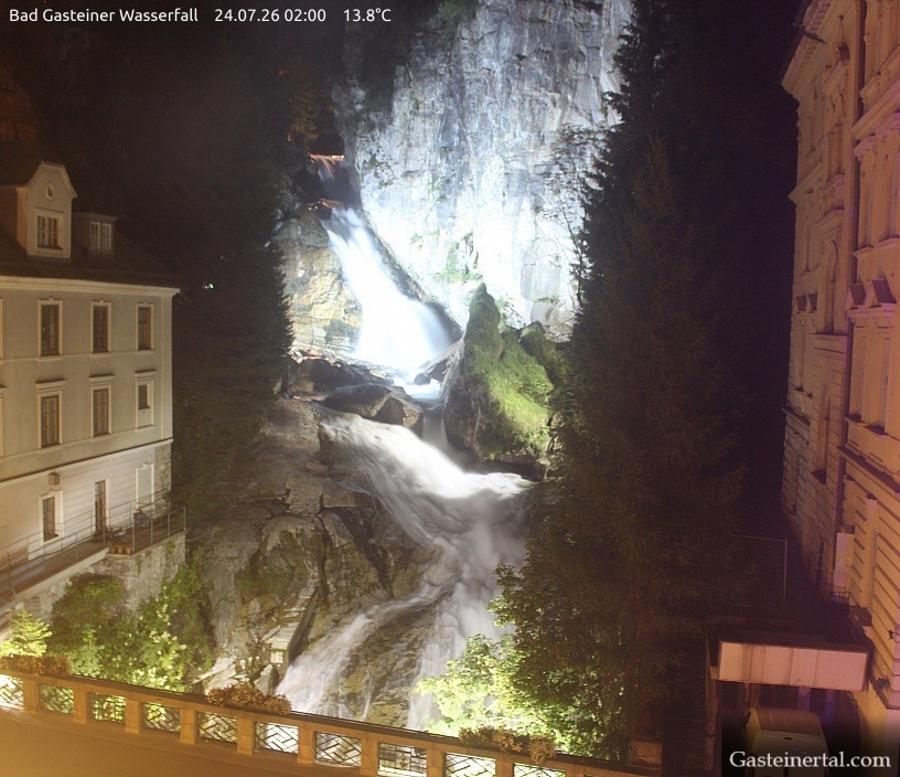 Archived image Webcam Waterfall in Bad Gastein