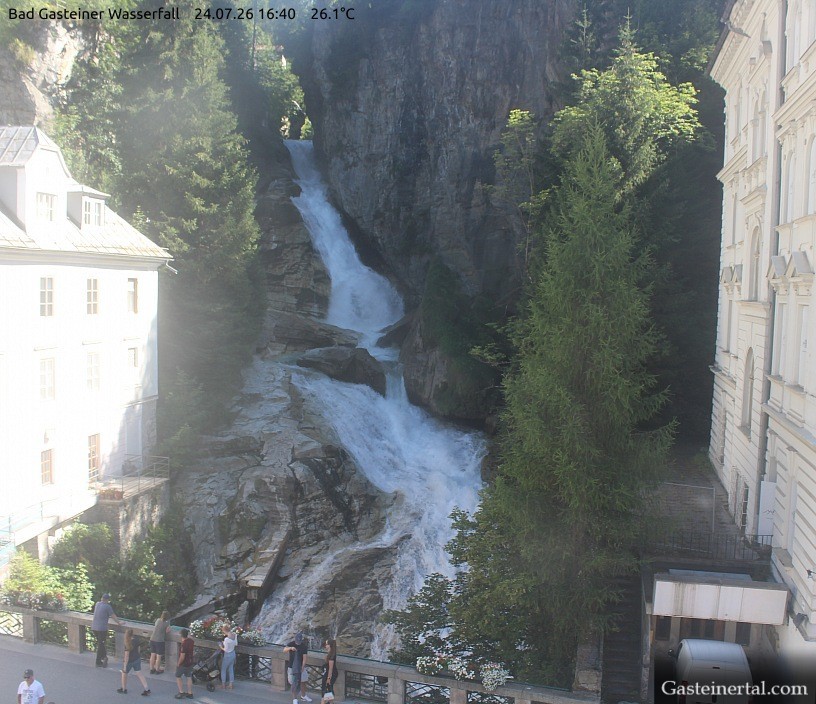 Archived image Webcam Waterfall in Bad Gastein