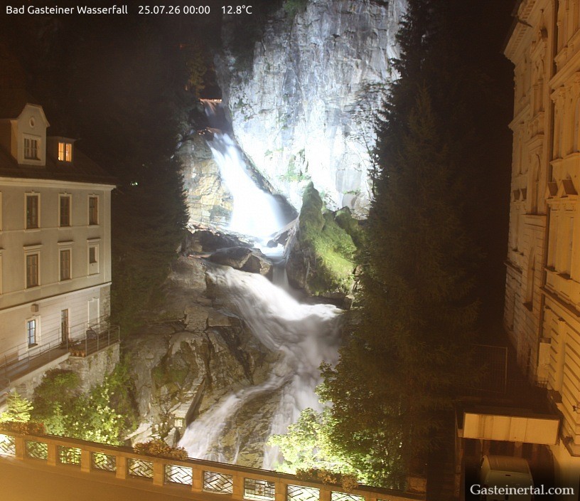 Archiv Foto Webcam Wasserfall in Bad Gastein