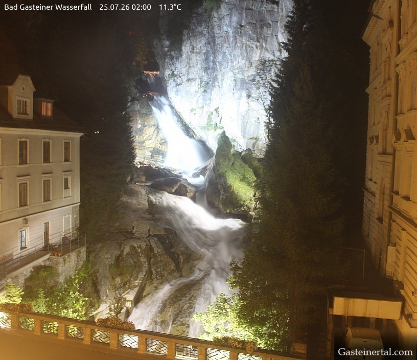 Archiv Foto Webcam Wasserfall in Bad Gastein