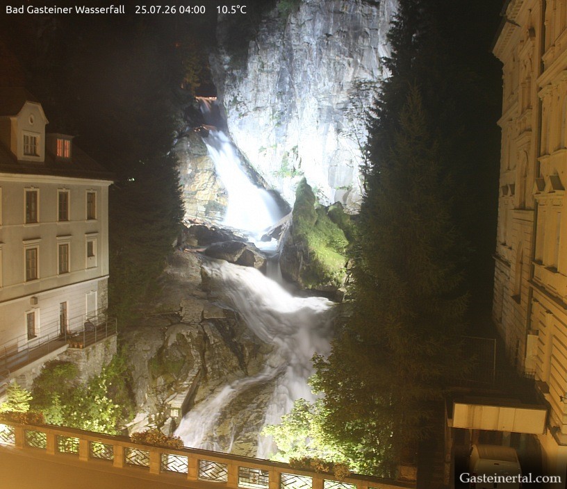 Archiv Foto Webcam Wasserfall in Bad Gastein