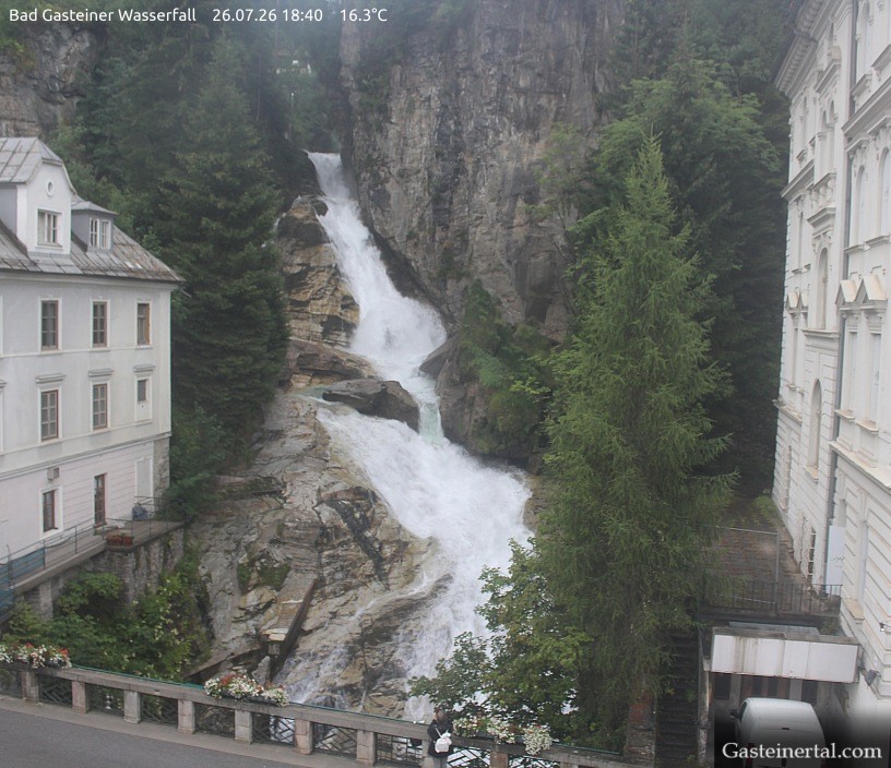 Archiv Foto Webcam Wasserfall in Bad Gastein