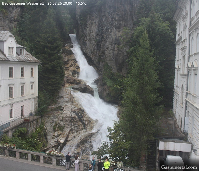 Archiv Foto Webcam Wasserfall in Bad Gastein