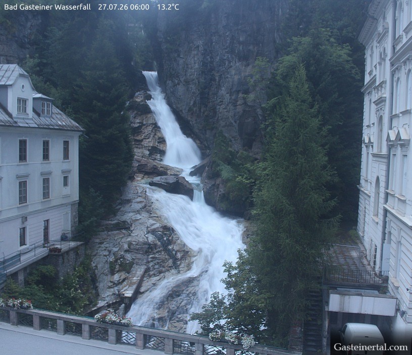 Archiv Foto Webcam Wasserfall in Bad Gastein