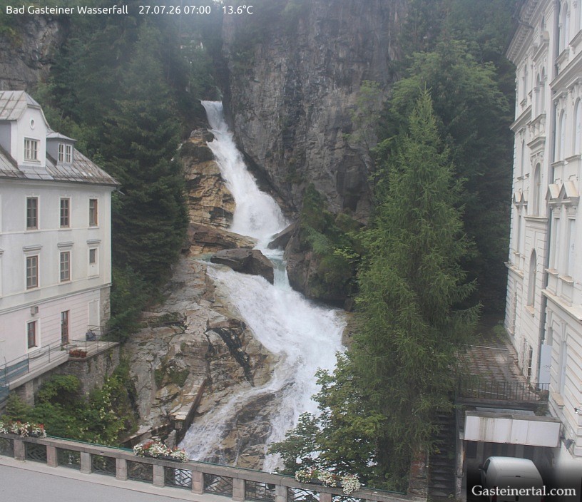 Archiv Foto Webcam Wasserfall in Bad Gastein
