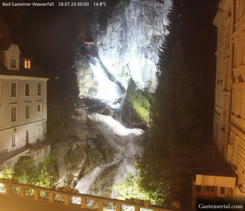 Archiv Foto Webcam Wasserfall in Bad Gastein