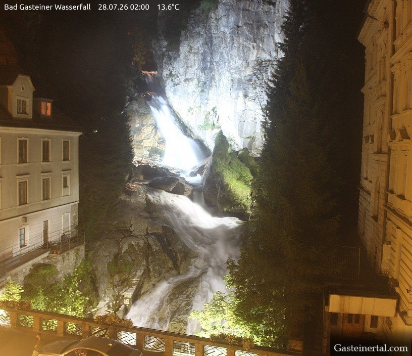 Archiv Foto Webcam Wasserfall in Bad Gastein