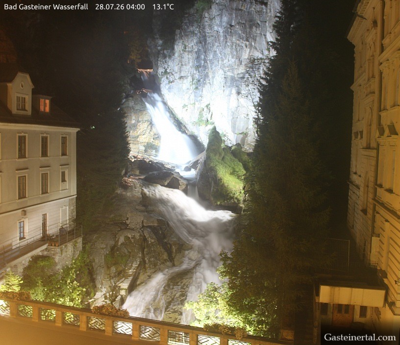 Archiv Foto Webcam Wasserfall in Bad Gastein