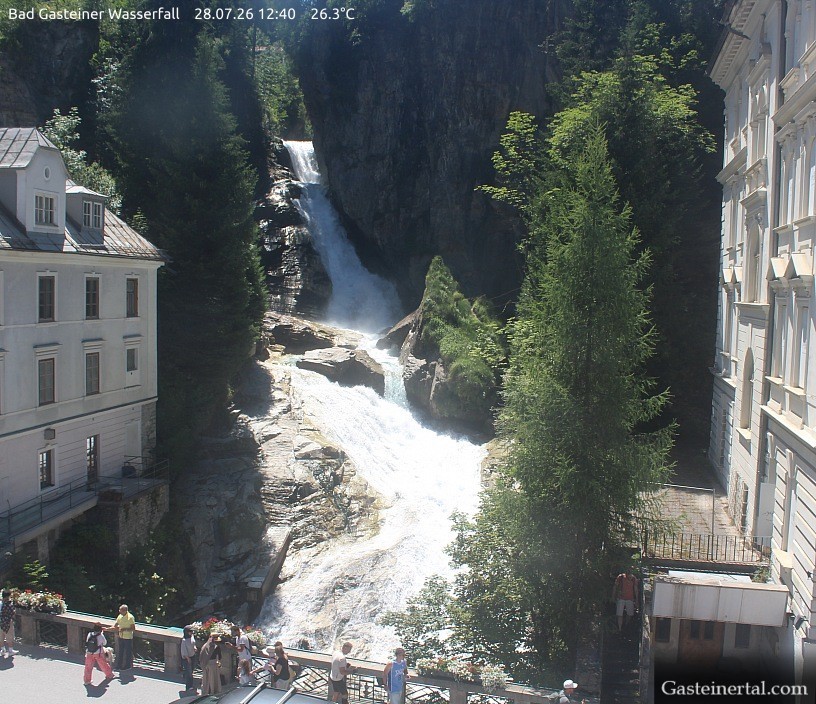 Archiv Foto Webcam Wasserfall in Bad Gastein