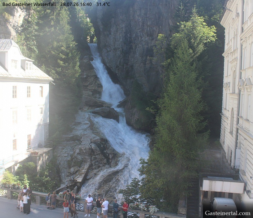 Archiv Foto Webcam Wasserfall in Bad Gastein