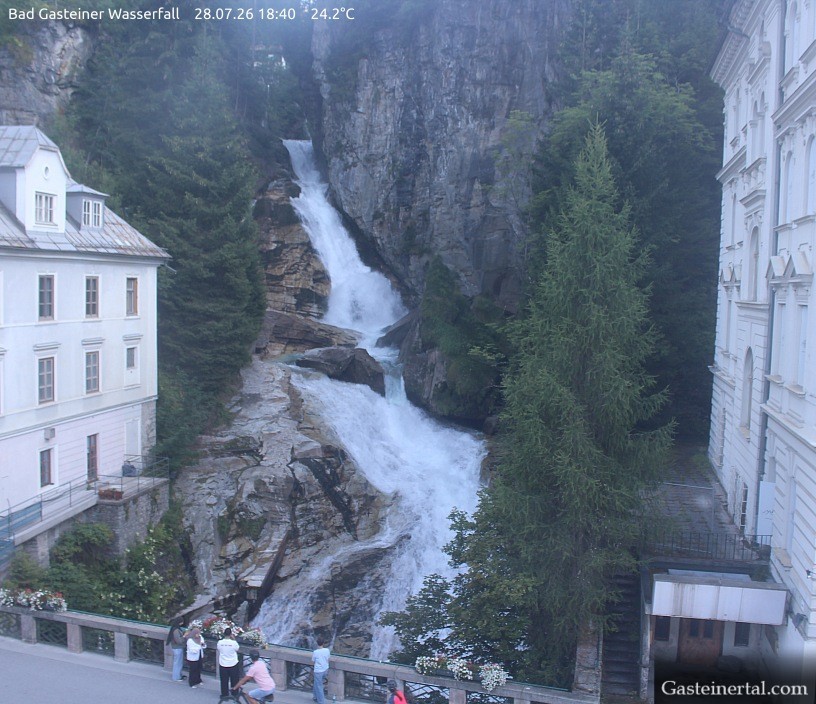 Archiv Foto Webcam Wasserfall in Bad Gastein