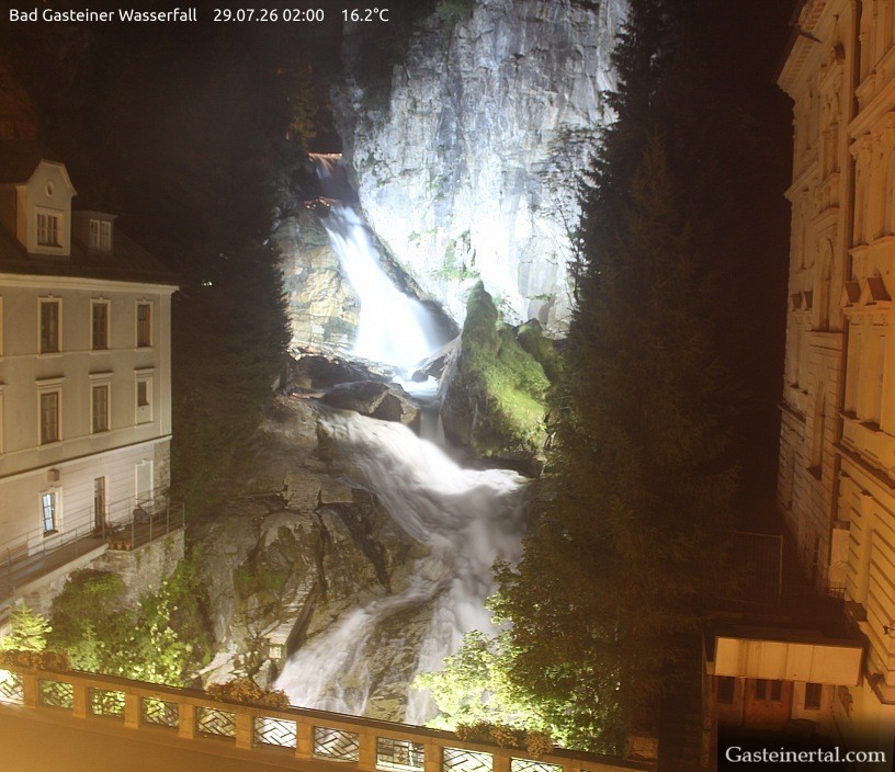 Archiv Foto Webcam Wasserfall in Bad Gastein