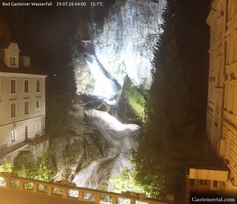 Archiv Foto Webcam Wasserfall in Bad Gastein