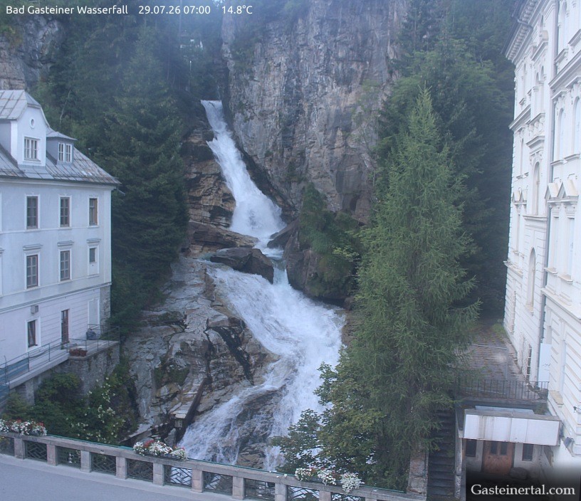 Archiv Foto Webcam Wasserfall in Bad Gastein