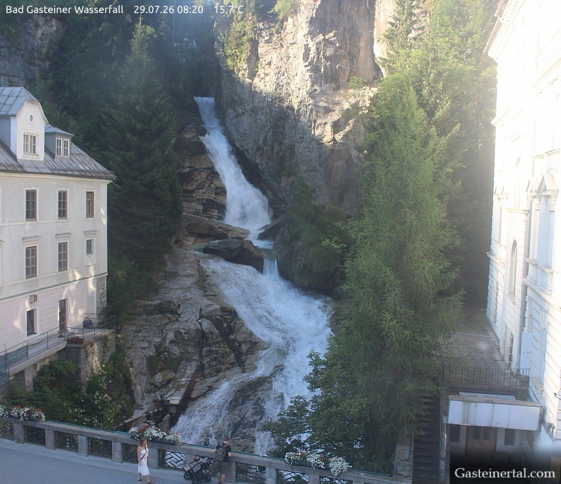Archiv Foto Webcam Wasserfall in Bad Gastein