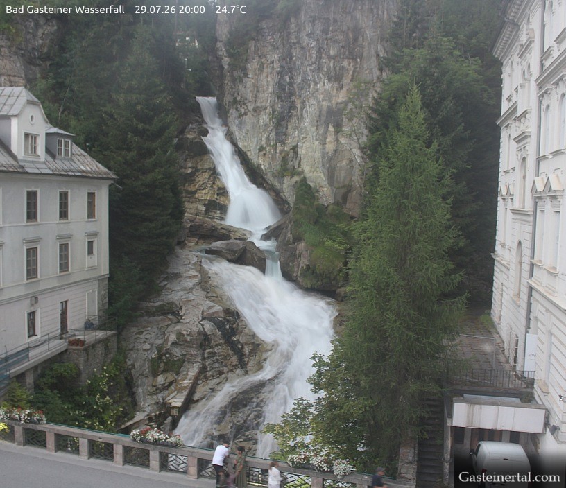 Archiv Foto Webcam Wasserfall in Bad Gastein