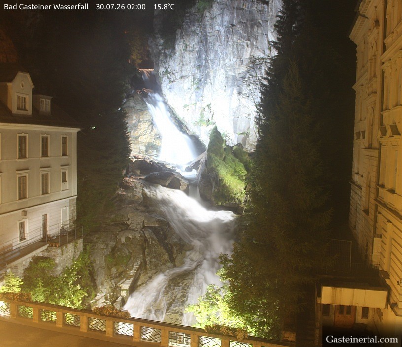 Archived image Webcam Waterfall in Bad Gastein
